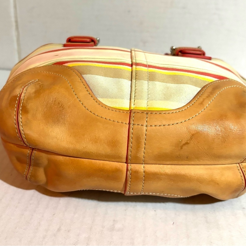 Coach vintage nylon satchel handbag - Picture 6 of 9